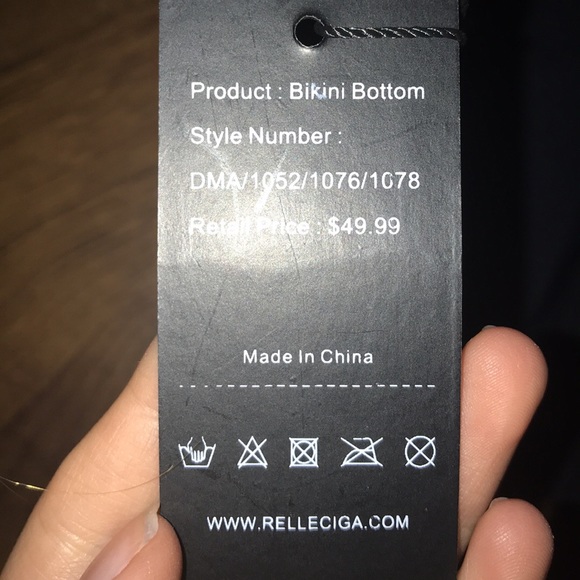 Black Bikini Bottoms and White Bikini Bottoms - Picture 3 of 5